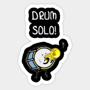 Drum Solo Sticker